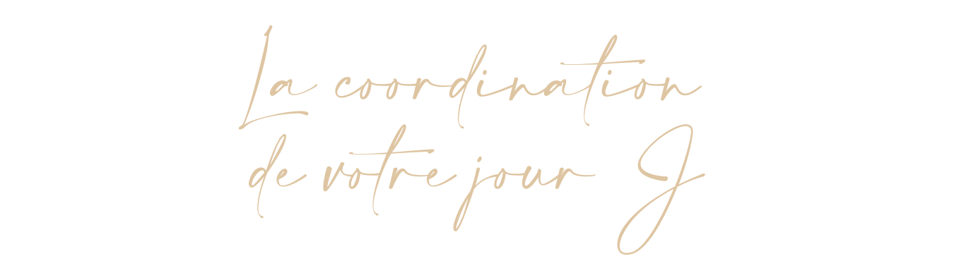 coordination de mariage