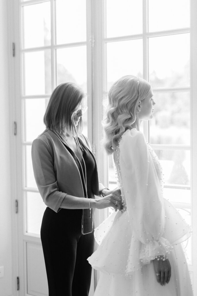 Justine organise mariage